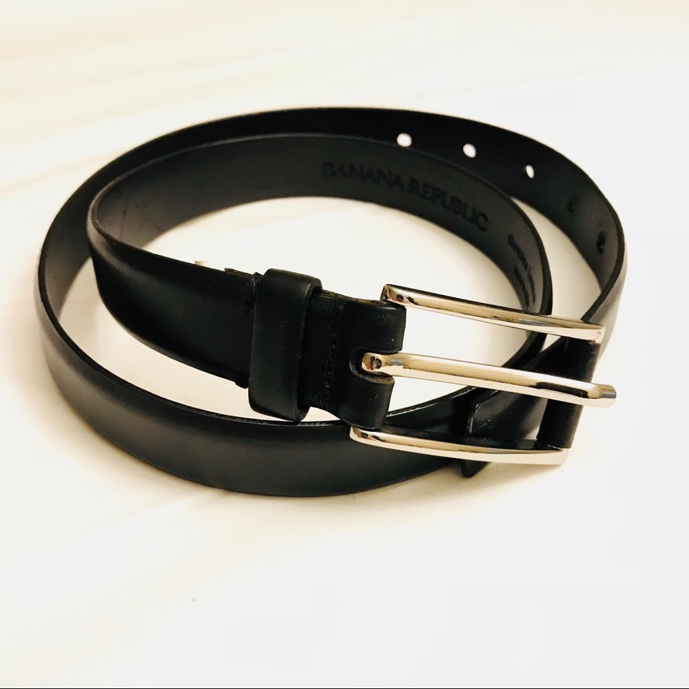 Banana Republic genuine leather black belt